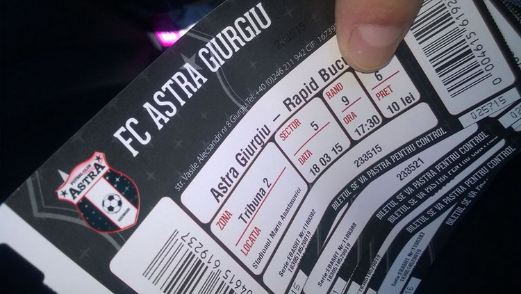Pret bilete la stadionul Marin Anastasovici din Giurgiu