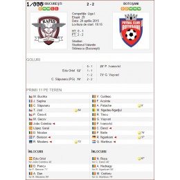 <<->> APASA pentru FOTO la dimensiunea mare <<->> 2015.04.28 FC RAPID - FC Botosani- 2-2
